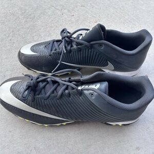 Nike Gray and Silver Sneakers